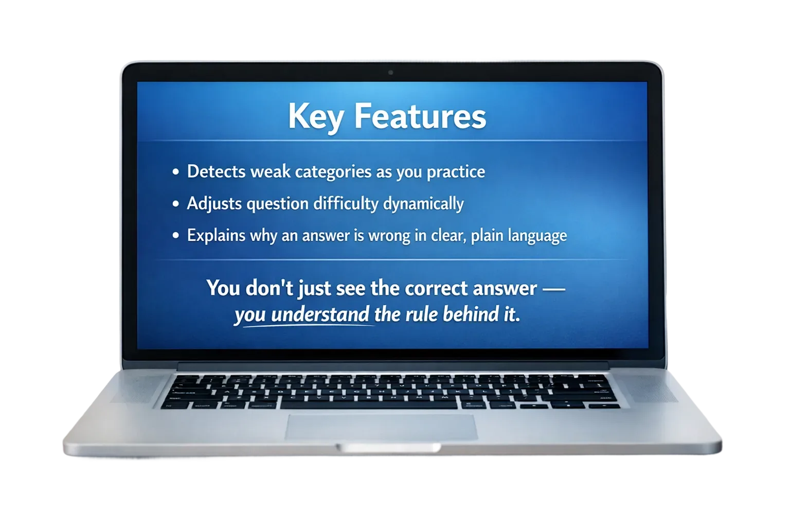 PrepWizard practice test running in a desktop browser